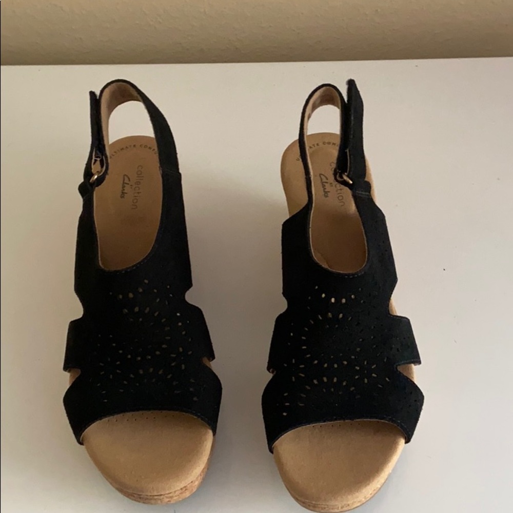 Never worn wedge heels